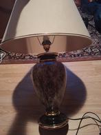 Vintage Italiaanse tafellamp marmerlook – Hollywood Regency, Ophalen