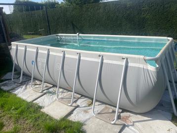 Zwembad Intex 4 meter op 2 meter 1meter diep met zandfilter  beschikbaar voor biedingen