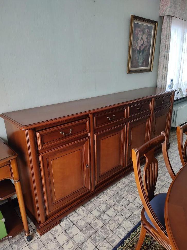 eetplaats in kerselaar, Huis en Inrichting, Complete eetkamers, Zo goed als nieuw, Ophalen