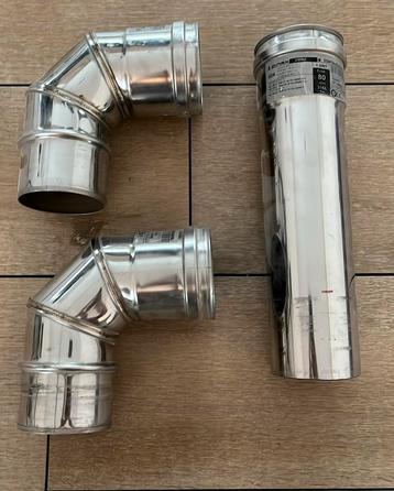 Dinak rookgasafvoer onderdelen SW06J - inox  beschikbaar voor biedingen