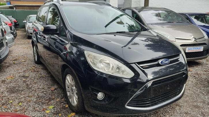 ⭕FORD GRAND C-MAX_1.6TDCI(115CH)_07/2012✅EURO 5_7 PL_EQUIP✅, Auto's, Ford, Bedrijf, Te koop, Grand C-Max, ABS, Airbags, Airconditioning