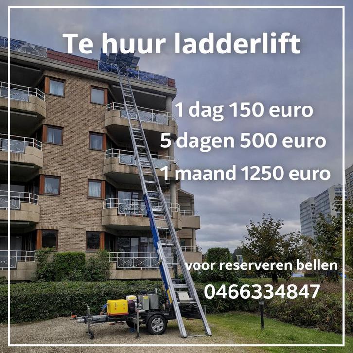 Te huur – Treklift / Ladderlift regio Antwerpen, Immo, Anti-kraak