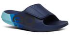 Oofos OOahh Sport Flex Luxe - Sky Rally, Kleding | Heren, Schoenen, Blauw, Ophalen of Verzenden, Zo goed als nieuw, Pantoffels of Sloffen