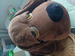 Grote, bruine knuffel hond, Kinderen en Baby's, Speelgoed | Knuffels en Pluche, Ophalen of Verzenden, Zo goed als nieuw, Hond
