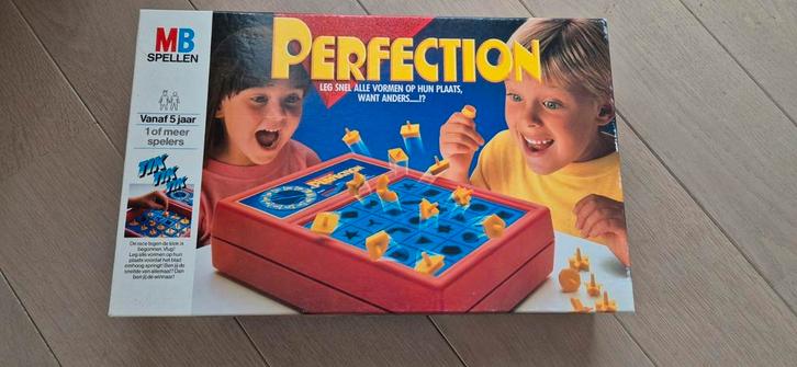 MB spel Perfection, Hobby en Vrije tijd, Gezelschapsspellen | Overige, Zo goed als nieuw, Ophalen of Verzenden