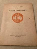 De naam "Antwerpen". Critische geschiedkundige studie, Boeken, Verzenden