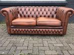Originele Chesterfield 2,5 zit bank Springvale bruin zetel, Antiek en Kunst, Ophalen of Verzenden