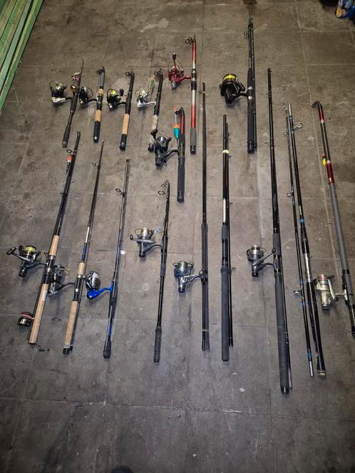 Vis hengels karper snoek snoekbaars baars forel witvis, Watersport en Boten, Hengelsport | Algemeen, Zo goed als nieuw, Molen