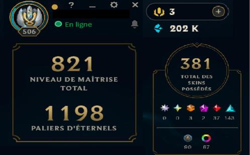 Compte league of legends EUW 400 Skins All champs Valeur 1k€, Games en Spelcomputers, Games | Pc, Nieuw, Overige genres, 3 spelers of meer