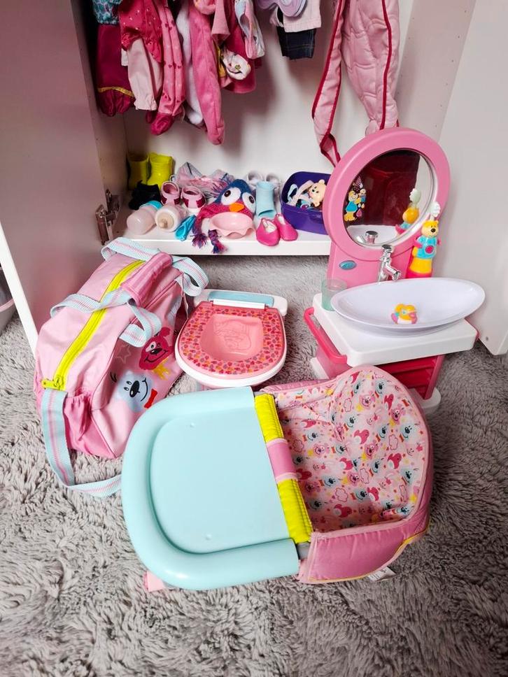Volledig pakket BabyBorn, Kinderen en Baby's, Speelgoed | Poppen, Zo goed als nieuw, Ophalen