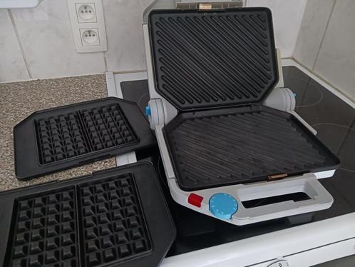 Wafelijzer-Toast-Grill, Elektronische apparatuur, Wafelijzers, Zo goed als nieuw, Uitneembare platen, Vaatmachinebestendige platen