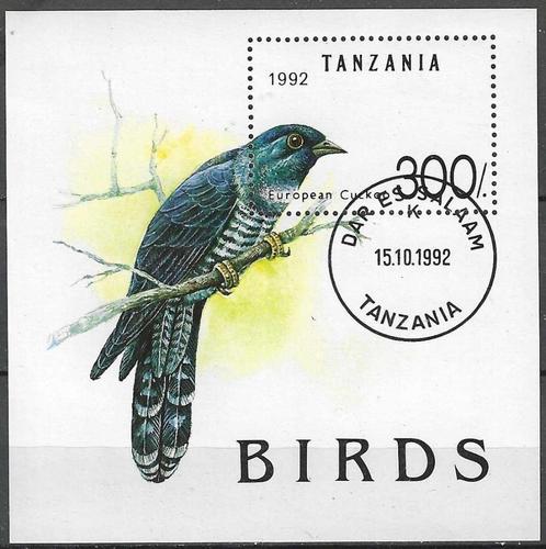 Tanzania 1993 - Yvert blok 181 - De Koekoek (ST), Timbres & Monnaies, Timbres | Afrique, Affranchi, Tanzanie, Envoi