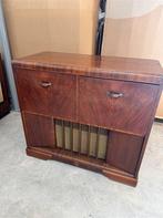 Grammofoon meubel - kast radio - radiogram - velvet action m, Antiquités & Art, Enlèvement ou Envoi