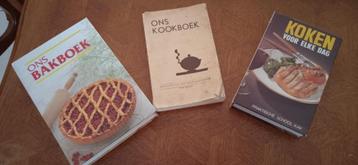3 x kookboeken beschikbaar voor biedingen
