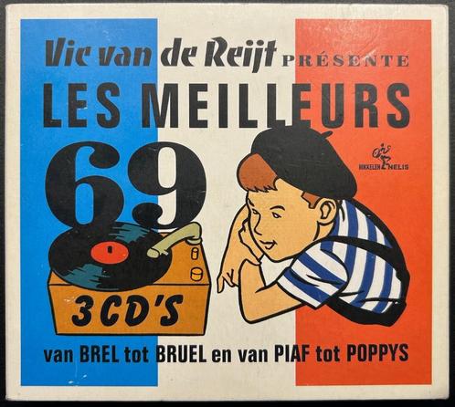 VIC VAN DE REIJT présente LES MEILLEURS ( 3CD ), Cd's en Dvd's, Cd's | Pop, Zo goed als nieuw, 1960 tot 1980, Verzenden