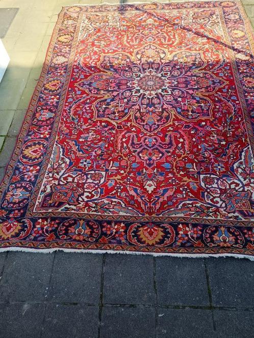 handgeknoopt Iraans perzisch Heriz tapijt van Ahar, Antiek en Kunst, Antiek | Tapijten, Tafelkleden en Textiel, Ophalen