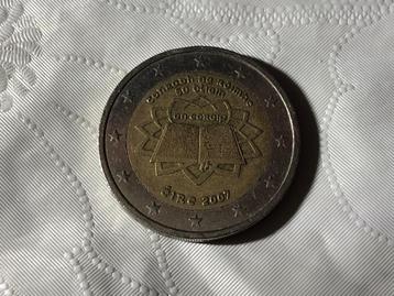 Gebruikte herdenkingsmunt van 2 euro 2007 Eurozone Ierland., Postzegels en Munten, Munten | Europa | Euromunten, Ophalen of Verzenden