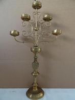 Chandelier antique antique 59 cm chandelier d'église antique, Antiquités & Art, Cuivre ou Bronze, Enlèvement ou Envoi