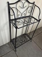 Zwart metalen rekje, Antiek en Kunst, Ophalen