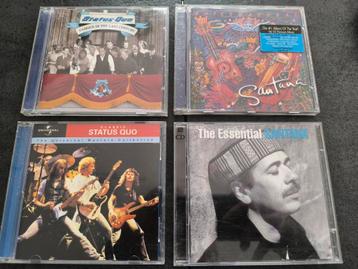 CD's van Status Quo en Santana  beschikbaar voor biedingen