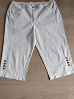 Pantalon 3/4 blanc, taille 50, Trois-quarts, Porté, Taille 46/48 (XL) ou plus grande, Enlèvement