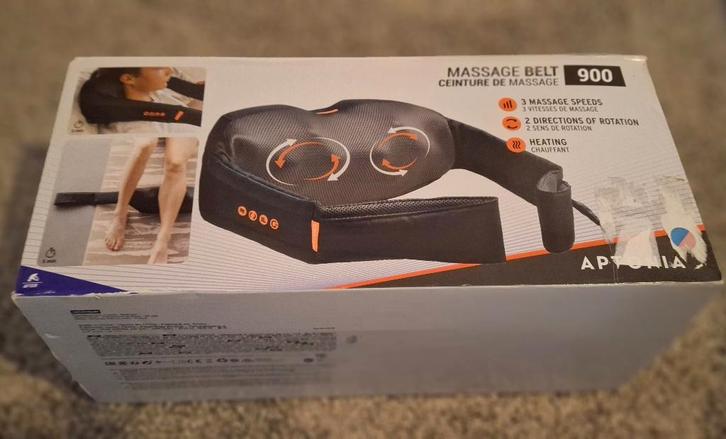 Aptonia 900 massage- en verwarmingsriem, Sport en Fitness, Massageproducten, Zo goed als nieuw, Massagestoel of Kussen, Ophalen of Verzenden