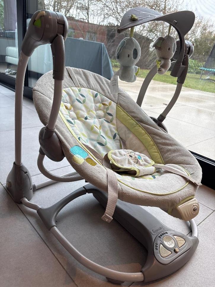 Ingenuity baby swing, Kinderen en Baby's, Wipstoeltjes, Gebruikt, Schommelstoel, Overige merken, Met gordel(s) of riempje(s), Verstelbaar