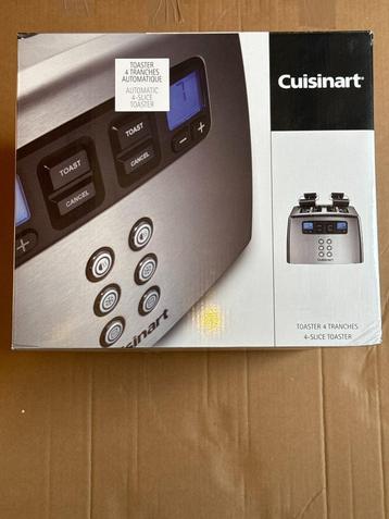 Cuisinart broodrooster, broodrooster, nieuw, ongeopend, waar, Elektronische apparatuur, Broodroosters, Ophalen of Verzenden, Nieuw