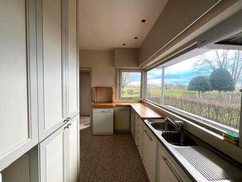 Keuken in goede staat, zelf uit te breken, Huis en Inrichting, Keuken | Complete keukens, Gebruikt, Hoekkeuken, Crème, Hout, Ophalen