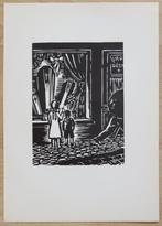 Houtsnede Frans Masereel: TEMPUS FUGIT, Antiek en Kunst, Kunst | Etsen en Gravures, Verzenden