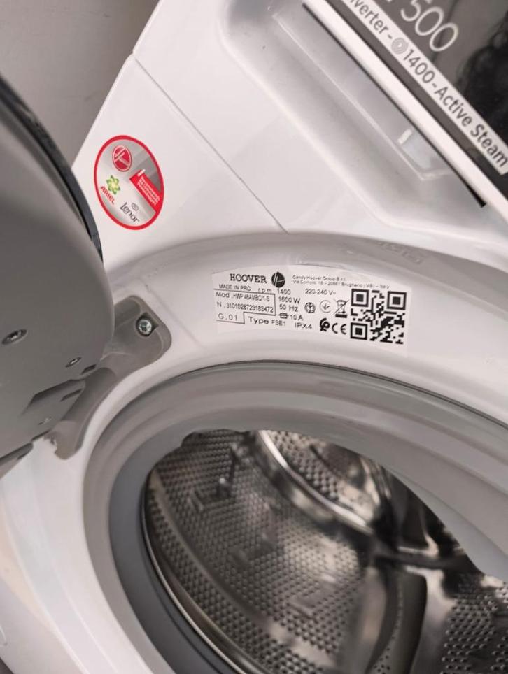 Wasmachine, Elektronische apparatuur, Wasmachines, Zo goed als nieuw, 8 tot 10 kg, 85 tot 90 cm, 1200 tot 1600 toeren, Energieklasse A of zuiniger
