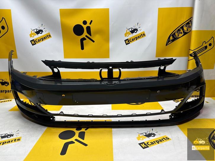 Voorbumper Polo 2G 2017-2022 4XPDC 2G0807221 BUMPER, Auto-onderdelen, Carrosserie, Bumper, Volkswagen, Voor, Gebruikt