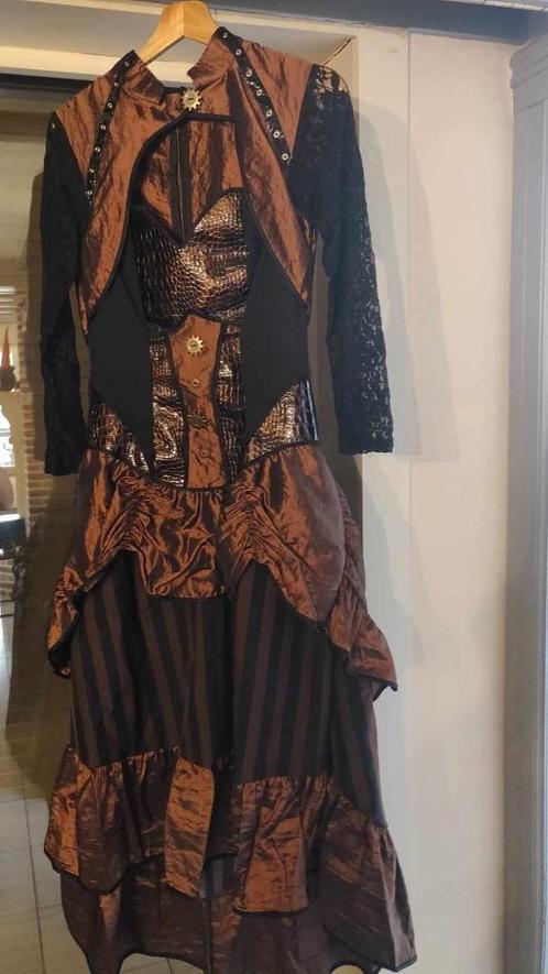 steampunk kleed, Hobby en Vrije tijd, Kostuums, Theaterbenodigdheden en LARP, Zo goed als nieuw, Pak of Jurk, Ophalen of Verzenden
