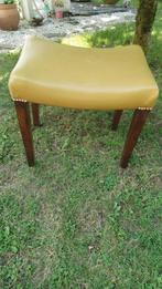 VINTAGE SKAI VOETENBANKJE UIT DE JAREN 70, Minder dan 50 cm, Gebruikt, Ophalen of Verzenden, Rechthoekig