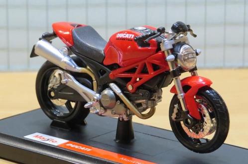 Ducati Monster 696 red 1:18 Maisto, Hobby & Loisirs créatifs, Voitures miniatures | 1:18, Neuf, Moteur, Maisto, Enlèvement ou Envoi
