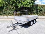 Plateau dubbelas 750kg 158x260cm, Ophalen, Zo goed als nieuw