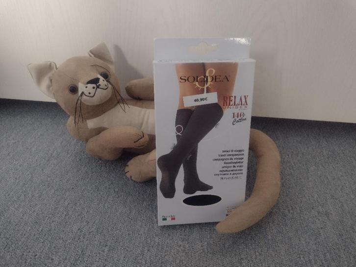 PRIX DIMININUE Bas de contention noirs (made in Italy) NEUFS, Diversen, Verpleegmiddelen, Nieuw, Ophalen of Verzenden