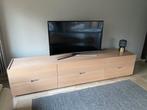 Modern TV meubel in naturel eik, Huis en Inrichting, Kasten |Televisiemeubels, Minder dan 100 cm, 200 cm of meer, Modern landelijk