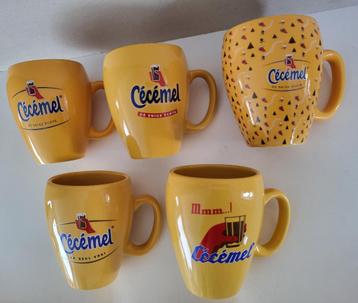 Cécémel mokken tassen 5 verschillende cecemel chocomelk mok