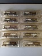 N-schaal Minitrix wagons met lading - type LG598, Ophalen of Verzenden, Nieuw