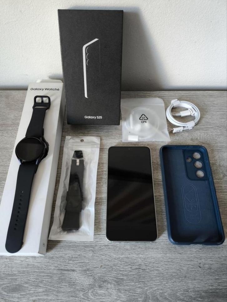 Vend ou échange Samsung S25 128go + GalaxyWatch 6, Telecommunicatie, Mobiele telefoons | Samsung, Nieuw, Overige modellen, 128 GB