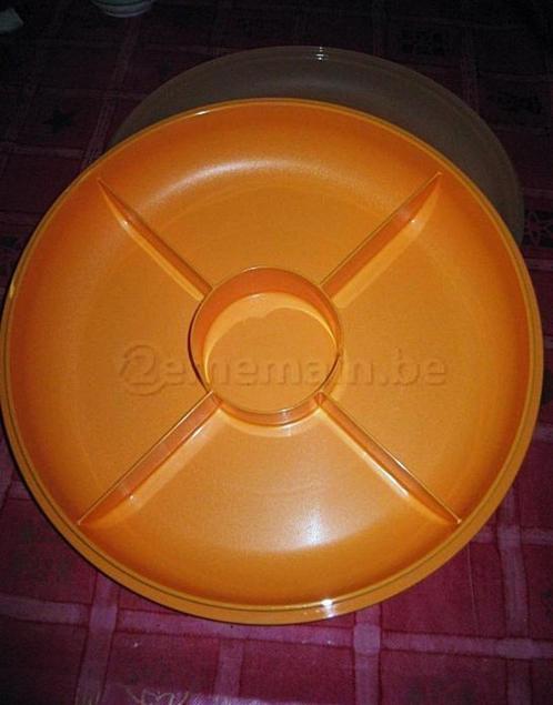 Tupperware: dienblad met vakjes, Huis en Inrichting, Keuken | Tupperware, Nieuw, Oranje, Ophalen of Verzenden