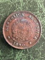 Argentine 1890 1 centavo, Ophalen of Verzenden, Zuid-Amerika, Losse munt