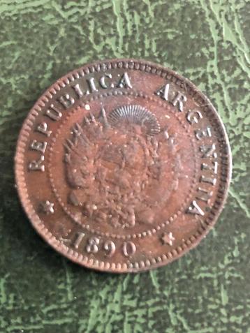 Argentine 1890 1 centavo beschikbaar voor biedingen