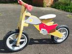 Houten loopfiets met motorlook, Kinderen en Baby's, Ophalen, Zo goed als nieuw, Loopfiets