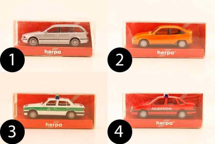 Herpa 1/87 auto (68 stuks), Hobby en Vrije tijd, Modelauto's | 1:87, Zo goed als nieuw, Auto, Herpa, Ophalen of Verzenden