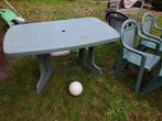 Tafel met 6 stoelen , stoelen,  kussen., Ophalen, Gebruikt