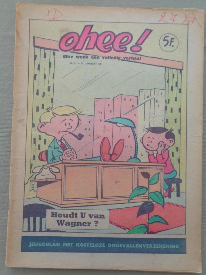 Ohee 27 - Houdt u van Wagner - 1963, Livres, BD, Enlèvement ou Envoi