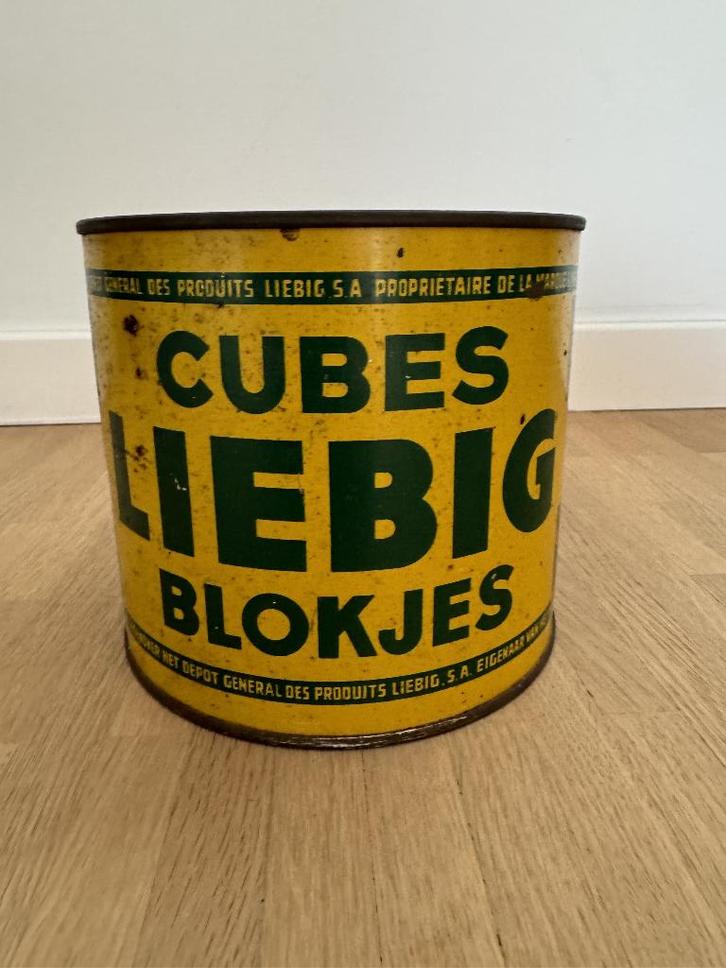 Vintage Liebig Blik – Nostalgisch blik voor verzamelaars, Verzamelen, Blikken, Gebruikt, Overige, Overige merken, Ophalen of Verzenden