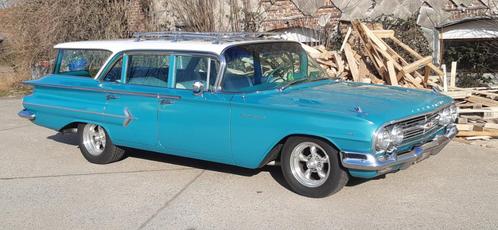 Chevrolet Kingswood 1960 , break, Auto's, Chevrolet, Particulier, Overige modellen, Benzine, Break, 5 deurs, Automaat, Leder en Stof